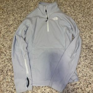 Small North Face half zip fleece sweater